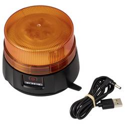 VOLTCRAFT maják VC-17200360 5 V/DC přes DC vstup magnetický senzor, přísavka, USB konektor oranžová