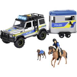 Dickie Toys Mercedes Benz Policejní bojler Horse Trailer hotový model Model zásahového vozidla