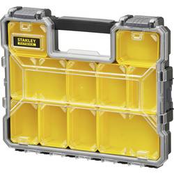Univerzální STANLEY Stanley 1-97-519, Schwarz, Transparent, Gelb, 446 mm, 74 mm, 357 mm krabička na malé součástky (d x š x v) 446 x 432 x 330 mm přihrádek: 10