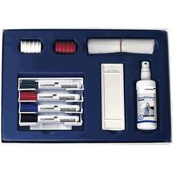Legamaster 7-125000 STARTER Kit popisovač na bílé tabule černá, modrá, červená, zelená vč. mazací houby, čistícího prostředku, magnetů N/A