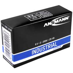 Ansmann Lithium Industrial 6LR61 baterie 9 V lithiová 1200 mAh 9 V 5 ks