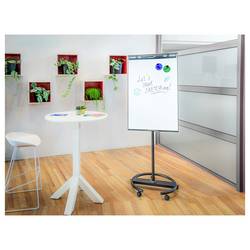 Legamaster mobilní flipchart SKETCH EASY (š x v x h) 680 x 1890 x 640 mm omyvatelný, popisovatelný, výškově nastavitelný, vč. držáku bloku 7-153210
