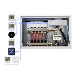 Sygonix SY520 podlahový termostat montáž na lištu, SY-6805678, 1 ks
