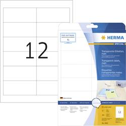 Herma 4682 Fóliové etikety 97 x 42.3 mm poylesterová fólie transparentní 300 ks trvalé barevná laserová tiskárna, laserová tiskárna, barevná kopírka, kopírka,
