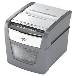 Rexel Optimum AutoFeed 45X skartovačka 45 listů mikrořez 4 x 28 mm P-4 20 l Křížový řez kancelářské sponky, sponky do sešívačky, kreditní karty