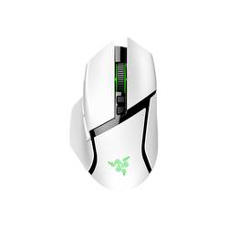 RAZER Basilisk V3 Pro White optická herní myš, přenos Bluetooth®, 11 tlačítko, 30000 dpi, bílá
