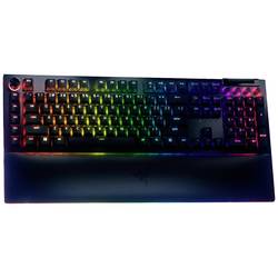RAZER BlackWidow V4 Pro Yellow Switch kabelový herní klávesnice německá, QWERTZ černá s podsvícením