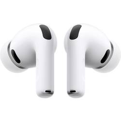 Apple AirPods Pro 3 AirPods Bluetooth® stereo bílá Potlačení hluku Nabíjecí pouzdro, odolné vůči potu, odolná vůči vodě, Funkce ochrany sluchu, Měření tepové