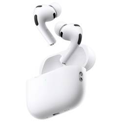 Apple AirPods Pro 3 AirPods Bluetooth® stereo bílá Potlačení hluku Nabíjecí pouzdro, odolné vůči potu, odolná vůči vodě, Funkce ochrany sluchu, Měření tepové