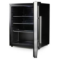 DOMO DO91609BK párty lednice Energetická třída (EEK2021): D (A - G) 60 l stojící spotřebič černá, nerezová ocel kartáčovaná