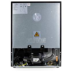 DOMO DO91609BK párty lednice Energetická třída (EEK2021): D (A - G) 60 l stojící spotřebič černá, nerezová ocel kartáčovaná