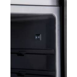 DOMO DO91609BK párty lednice Energetická třída (EEK2021): D (A - G) 60 l stojící spotřebič černá, nerezová ocel kartáčovaná