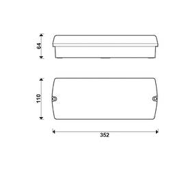 B-SAFETY BR564230 LED nouzové osvětlení únikových cest montáž na stěnu východ, úniková cesta, vpravo, vlevo