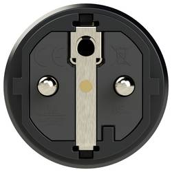 PC Electric 0522-ss zástrčka plnogumové černá IP54