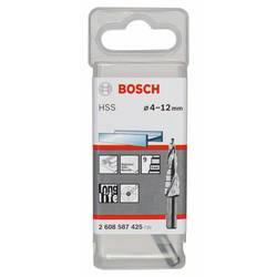 Bosch Accessories 323227 HSS stupňovitý vrták Celková délka 66.5 mm kuželový záhlubník 3 břitý 9 ks