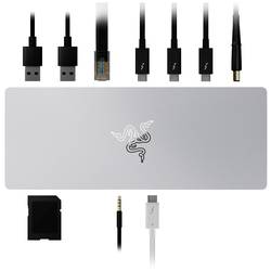 RAZER Dokovací stanice pro notebook Thunderbolt™ 4 Thunderbolt 4 Dock Mercury Vhodné pro značky (dokovací stanice pro notebook): univerzální integrovaná čtečka