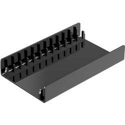 Elevar držák na CD 12 CD/DVD/Blu-ray akryl černá 1 ks (š x v x h) 250 x 45 x 150 mm LV-9692