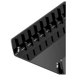 Elevar držák na CD 12 CD/DVD/Blu-ray akryl černá 1 ks (š x v x h) 250 x 45 x 150 mm LV-9692