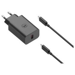 Motorola USB nabíječka, USB Power Delivery (USB-PD) , USB-C®, 68 W, Power Delivery 3.0, černá