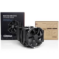 Noctua NH-D15 chromax.black chladič procesoru s větrákem Intel® 1150, Intel® 1151, Intel® 1155, Intel® 1156, Intel® 2011, Intel® 2011v3, Intel® 2066, AMD AM4,