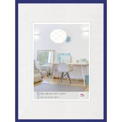 walther+ design KV040L vyměnitelný fotorámeček Formát papíru: 30 x 40 cm (š x v) 30 cm x 40 cm modrá