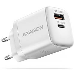AXAGON AXAGON ACU-PQ20W wall charger QC3.0/AFC/FCP + PD type-C, 20 W - weiß systém nabíjení a řízení stanice propojení kabelem USB typ C™