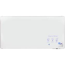 Legamaster bílá popisovací tabule PREMIUM PLUS (š x v) 240 cm x 120 cm bílá emailový nátěr vč. odkládací misky , vč. fixů na tabuli