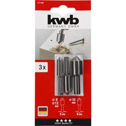 kwb 511100 sada záhlubník 3 ks