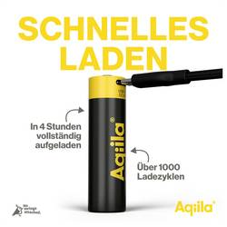 Aqiila 18650 USB-C® akumulátor, Li-Ion, 2000 mAh, 3.7 V, 1 ks