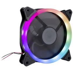 Inter-Tech Argus RS-051 RGB chladič procesoru s větrákem černá (š x v x h) 120 x 25 x 120 mm