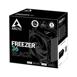 Arctic Freezer 36 (Black) chladič procesoru s větrákem Intel® 1700, AMD AM5, AMD AM4