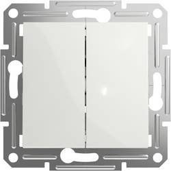 Schneider Electric Dvojitý spínač Asfora Signální bílá (RAL 9003) EPH1170121D 1 ks