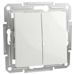 Schneider Electric Dvojitý spínač Asfora Signální bílá (RAL 9003) EPH1170121D 1 ks