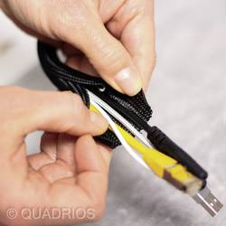Quadrios 23CA231 23CA231 ochranný oplet černá polyester 13 do 14 mm 3 m