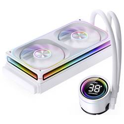 Jonsbo Jonsbo TH-240 AiO Wasserkühlung, ARGB, Display - 240mm, weiß vodní chladič PC