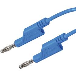 VOLTCRAFT MS5/BL měřicí kabel lamelová zástrčka 4 mm lamelová zástrčka 4 mm 5.00 m modrá 1 ks