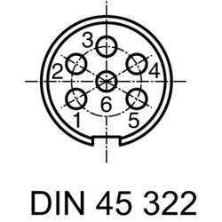 Amphenol T 3400 001 kulatý faston, 1 ks