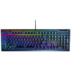 RAZER BlackWidow V4 X Green Switch kabelový herní klávesnice německá, QWERTZ černá s podsvícením