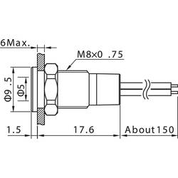 TRU COMPONENTS TC-7495152 LED žárovka modrá 12 V DC/AC