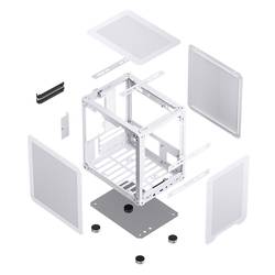 Jonsbo C6 White micro tower PC skříň, herní pouzdro bílá