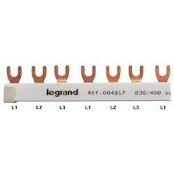 Legrand 004918 Legrand 004918 vidlicová sběrnicová lišta 3-pólová 57TE 1m 16qmm hřebenová lišta 1 ks