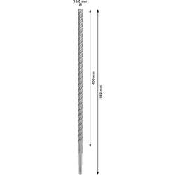 Bosch Accessories 2608833824 2608833824 wolfram-karbid příklepový vrták 15 mm Celková délka 460 mm SDS plus 1 ks
