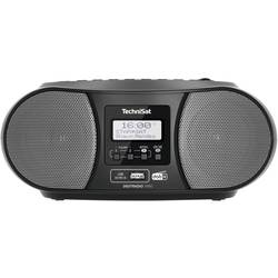 TechniSat DIGITRADIO 1990 0000/3952 rádio s CD, DAB+, FM, AUX, Bluetooth, CD, USB, s USB nabíječkou, funkce alarmu, černá