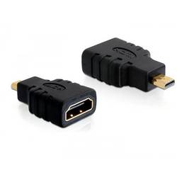 Delock 65242 HDMI adaptér [1x Micro HDMI™ - 1x HDMI zásuvka] černá 0 mm