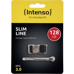 Intenso Slim Line USB flash disk 128 GB černá 3532491 USB 3.2 (Gen 1x1)