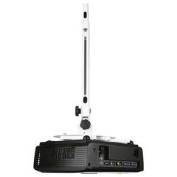 Hama 00220880 stropní držák projektoru nastavitelná výška, nakláněcí, naklápěcí vzd. země-strop (max.): 635 mm bílá
