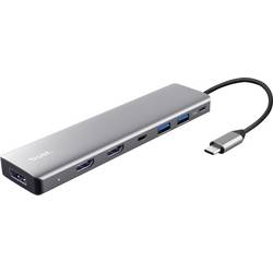 Trust USB-C® dokovací stanice DALYX 7-IN-1 MULTIPORT ADAPTER Vhodné pro značky (dokovací stanice pro notebook): univerzální