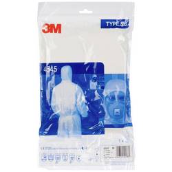 3M 4545XL Ochranný oděv 4545 vel. Oblečení: XL bílá
