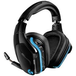 Logitech Gaming G935 Gaming Headset uzavřená (Over Ear) kabelová 7.1 Surround černá, RGB Redukce šumu mikrofonu regulace hlasitosti, Vypnutí zvuku mikrofonu,