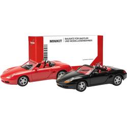 Herpa 013963 H0 model osobního automobilu Porsche Boxster s, červený a černý